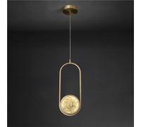 HJLJKG Luminosa Luce Chiaroscuro Colorato Piccolo Dischiere, Finish Bronzo Iluminazione Pavimento da Sala da Pranzo Semplice Montaggio Collegamento All'Assito per Ristorante Stanze Casa Stagno