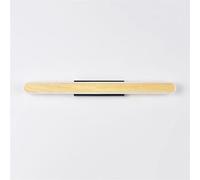 HJLJKG Moderno Applique da Parete a LED Striscia lineare Lampada da Parete per Trucco Lampada da Parete con Motivo in Legno, Apparecchio di Illuminazione da Parete Lungo Bar Lampade per Il Trucco,
