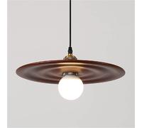 HJLJKG Ottimale Luce di soffitto in Legno da Decorazione: lampadine da soffitto japonese, Forma Disco, per Il comodato della Cucina, Camera, corridoio (Colore Casta)