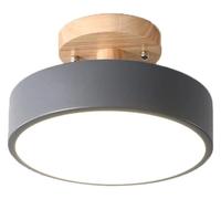 HJLJKG Plafoniera Circolare a LED con Decorazione Rotonda a Semi-Incasso Plafoniere circolari per corridoio Plafoniera Moderna dimmerabile, Lampada a Sospensione Moderna e Minimalista