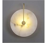 HJLJKG Pronzo della Parete in Marmo, Moderna Lampada da Parete Creativa, Elegante Luce da Parete Interna, Paralume in Pietra e Base in Metallo, Lanterna da Parete per Camera da Letto Cucina Soggiorno