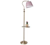 HJLJKG Standing Adjustable Metal Tall Lamps with Tray Floor Light Foot Button Standing Lamp High Pole Lamp s for Living Room
