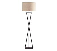 HJLJKG Tall Standing Lamp Iron Fabric Lampshade Standing Reading Lamp Floor Light for Living Rooms Bedroom Office Standing Lamp Tall Pole Lamp
