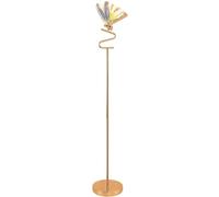 HJLJKG Tall Standing Lamp Metal Butterfly Shaped Acrylic Lampshade Standing Lamp with Galvanized Base High Pole Lamp Tall Pole Lamp