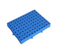 HJLKDYM Pallet in Plastica, Pallet Leggero HDPE Pallet Antiscivolo per Magazzini, Depositi E Altri Ambienti Industriali(Blu,60x50x5cm)