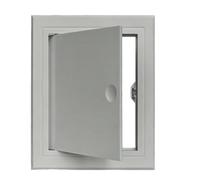 HJLKDYM Pannello Accesso Cartongesso,Coperchio Apertura Plastica Pulsante | Deflettori rinforzati per tubi,protezioni pareti e soffitti, entro commerciale,hotel,cucina,soggiorno,ufficio(Bianco,15x20cm)