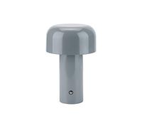 HJLRR Lampada Da Tavolo A LED Senza Fili, Lampada A Fungo Tattile, USB Camera Da Letto, Luce Notturna 3 Livelli Di Luminosità, Grigio