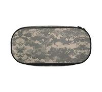 HJLUUFT Army Digital Camouflage stampa matita caso semplice robusto multifunzionale matita borsa ufficio cancelleria organizzatore
