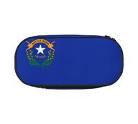 HJLUUFT Astuccio con stampa bandiera del Nevada, semplice e robusto, multifunzionale, per cancelleria da ufficio