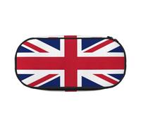 HJLUUFT Astuccio con stampa bandiera del Regno Unito, semplice e robusto, multifunzionale, per cancelleria da ufficio