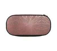 HJLUUFT Astuccio per matite con stampa rosa oro rosa semplice e robusto astuccio multifunzionale per cancelleria da ufficio