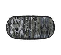 HJLUUFT Astuccio per matite semplice e robusto con stampa mimetica Cold Tree, multifunzione, organizer per cancelleria da ufficio, Nero , taglia unica, Carino