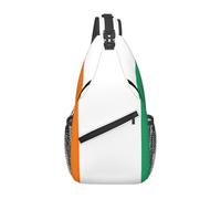 HJLUUFT Borsa a tracolla Foldie Flag of Cote d'Ivoire - Piccola borsa a tracolla resistente e antifurto per uomini e donne, nera, taglia unica, Nero , Taglia unica