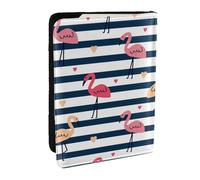 HJLUUFT Custodia per passaporto in pelle con stampa a diamante rosa per uomo e donna, portafoglio da viaggio per passaporto per famiglia