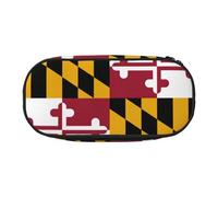 HJLUUFT Maryland - Astuccio con stampa bandiera dello Stato, semplice e robusto, multifunzionale, per cancelleria da ufficio