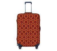 HJLUUFT Shining Overlook Print Travel Luggage Cover Protector Valigie Lavabile Copertura Bagagli Anti-Graffio, Nero , L
