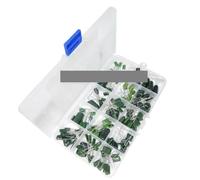 HJNAOKGWHQ 150PCS 15 Values Polyester Film Capacitor Assortment Box Kit 0.33NF 2A331J 470NF 2A474J 2A102J 2A393J 2A821J Each 10PCS diy