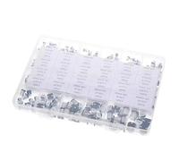 HJNAOKGWHQ 400PCS/Lot 1UF.1000UF6.3V-50V 24type Value Aluminum Electrolytic Capacitors Assortment Kit + Box 2025 High for Electronic Component, Precision, Stable Performance diy