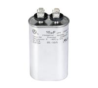 HJNAOKGWHQ AC Capacitor 10uF or MFD ±6% 370V/440VAC CBB65 Oval Start Capacitor for Heat Pump Air Conditioner，for AC electronic starter Run or Fan Start and Cool，Ten Years of Coverage diy