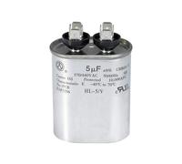 HJNAOKGWHQ AC Capacitor 5uF or 5MFD ±6% 370V/440VAC CBB65 Oval Start Capacitor for Heat Pump Air Conditioner，for AC electronic starter Run or Fan Start and Cool，Ten Years of Coverage diy