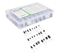 HJNAOKGWHQ Electrolytic Capacitor Assortment Kit 500Pcs High Precision Aluminum Electrolytic Capacitors Variety Box with Storage Case for Electronics Repair TV Radio Monitor Game Cons diy