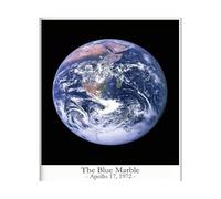 HJNAOKGWHQ Vintage NASA Space Wall-Art Set, Pale Blue Dot Earthrise Hubble Deep Field Carina Nebula Framed Canvas for Home Office(Unframed,08x12inch(20x30cm))