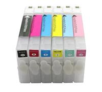 hJNGdU 200 ml 6 colori 1Set T7811 T7812 T7813 T7816 Cartucce di ricarica vuote compatibili con Fuji Frontier-S DX100 DX 100