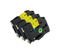 hJNGdU 3pk 6pk Riflettimento del tubo di restringimento di calore Compatibile con HSE-231 HSE-2111 HSE-631 6-24 mm per PT-E550W E300 E500 P750WVP P900 P950W e modelli simili(12mm yellow 3pk)