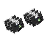 hJNGdU 3pk 6pk Riflettimento del tubo di restringimento di calore Compatibile con HSE-231 HSE-2111 HSE-631 6-24 mm per PT-E550W E300 E500 P750WVP P900 P950W e modelli simili(9mm white 6pk)