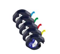 hJNGdU 5 10pk 91201 Nastro etichetta compatibile per il produttore di etichette LT da 12 mm con i modelli FITS LT100H 91201 91331 91200 91202 12267(5PK 5Mixed Colors)
