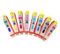 hJNGdU 8 pezzi di cartucce a inchiostro ricaricabili con chip ARC compatibili con le stampanti PRO9000 e PRO9000 Mark II adatte al modello CLI8