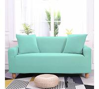 HJOSWVNS Copridivano 3 Posti Color Verde Acqua Copridivano Con Penisola Altamente Elastico Poliestere Spandex Copri Divano Universale Divano Letto Angolare per Soggiorno