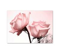 HJOSWVNS Stampa su Tela Fiori Rosa Quadri Cucina Stampe da Parete Moderne Quadri su Tela Quadri Moderni Soggiorno Stampe Quadri Stampe su Tela Senza Cornice Quadro Moderno Soggiorno 50x70/1 Pcs