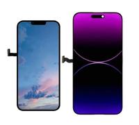 HJQFVASQ 13 14 PRO Max Display for 14 Plus Parte di Ricambio del Gruppo digitalizzatore Touch Screen 3D(14Promax-Hard-OLED)