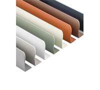 HJQFVASQ Maniglie e pomelli for mobili nascosti Morandi Color, maniglie for porte dell'armadio da cucina in lega di alluminio, maniglie for mobili lunghe(Green,Length 200mm)