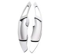 HJTEDHE Paddle Cambio Volante Dell'Auto Per Subaru Per Forester BRZ XV Outback Legacy Pagaie del controller del volante per auto(Silver)