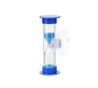 HJtRTDF Clessidra， 2 Pezzi Timer for Doccia da 3 Minuti for spazzolino Denti, Cucina, Clessidra a Ventosa in plastica(1)