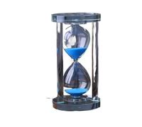 HJtRTDF Clessidra， Clessidra da 15/30 Minuti, Clessidra, Cucina, Orologio Sabbia, Timer tè(Blue,15min)