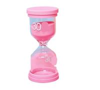 HJtRTDF Clessidra， Clessidra Timer Decorazione Domestica Timing Desktop Adatto for Mini Ornamenti Regali con Orologio a Sabbia(Pink,5min)