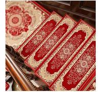 HJtRTDF gradini per Scale， Tappetino di Protezione Antiscivolo for gradini, 5 Pezzi, incollaggio ripetuto Senza Lasciare Traccia, Tappetino for Scale(30 * 85cm)