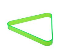 HJtRTDF triangolo da biliardo， Il supporto triangolare for tavolo da biliardo/biliardo in plastica 8 palle fornisce un'aggiunta for le alla tua sala giochi(Green)