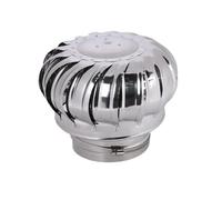 HJtRTDF ventilatore per stufa a legna, Cappuccio girevole for camino, cappuccio for, ventilatore di scarico antipioggia in acciaio inox Windball, diverse dimensioni(160 Mm)