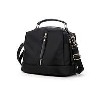 HJUGHPN Borsa da palestra da donna Borsa a tracolla da donna impermeabile Borsa a tracolla piccola per il tempo libero in nylon da donna(Schwarz)