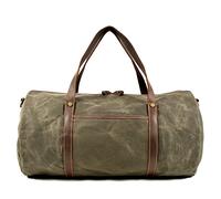 HJUGHPN Borsa da palestra da donna Borsa da viaggio pieghevole retrò Borsa da fitness impermeabile portatile di grande capacità Borsa a tracolla da esterno per il tempo libero di grande capacità(Green