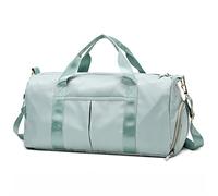 HJUGHPN Borsa da palestra da donna Borse da palestra Nylon impermeabile Sport all'aria aperta Allenamento Fitness Viaggi Yoga Borsa ultraleggera Borsa da donna con scomparto per scarpe(Light green)