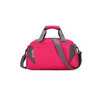 HJUGHPN Borsa da palestra da donna Moda uomo donna formazione palestra borsa in nylon ultraleggero viaggio borse sportive per fitness yoga borsa a corto bagaglio bagaglio(Pink,L)