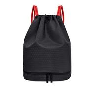 HJUGHPN Borsa da palestra da donna Zaino da nuoto con coulisse Borsa da bagno bagnata Borse sportive Borsa da viaggio a tracolla Piscina da spiaggia Costume da bagno Zaino impermeabile Nuoto(Schwarz)