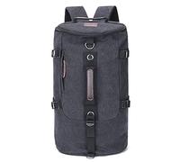 HJUGHPN Borsa da palestra da donna Zaino da uomo di grande capacità Borsa da viaggio da uomo Borsa da viaggio da uomo Borse a tracolla da uomo in tela Zaino da esterno Dropship(Schwarz)