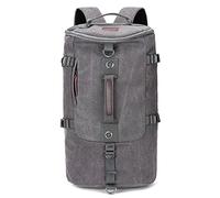 HJUGHPN Borsa da palestra da donna Zaino da uomo di grande capacità Borsa da viaggio da uomo Borsa da viaggio da uomo Borse a tracolla da uomo in tela Zaino da esterno Dropship(Grey)