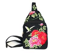 HJUGHPN Borsa sul petto da donna Chest Bag for Leather Hip Hop Banana Belt Bag Small Crossbody Waist Bags Shoulder Bag